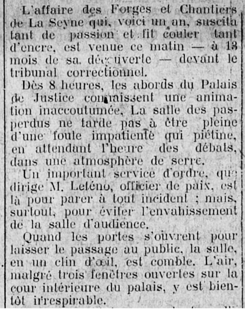 Le Petit var Juillet 1927