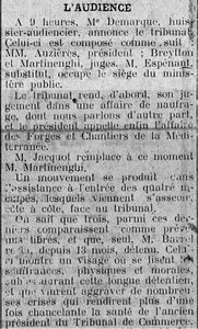 Le Petit var Juillet 1927