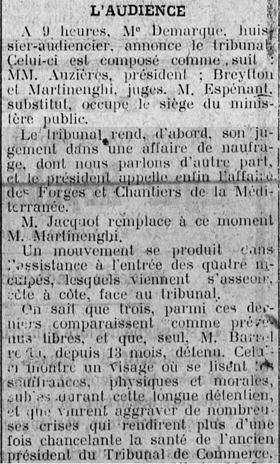 Le Petit var Juillet 1927