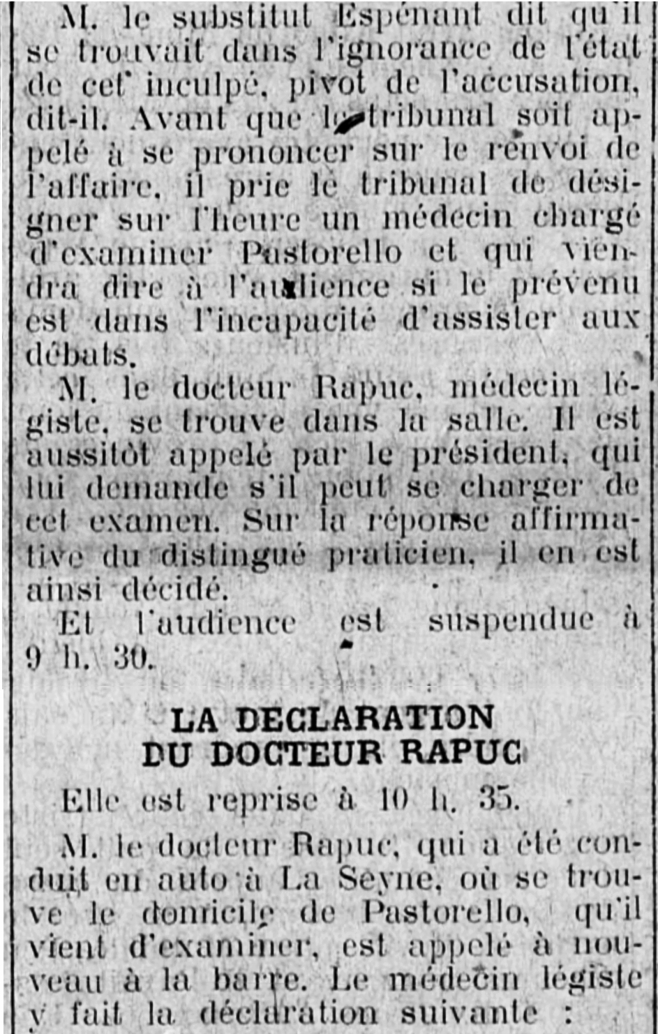 Le Petit var Juillet 1927