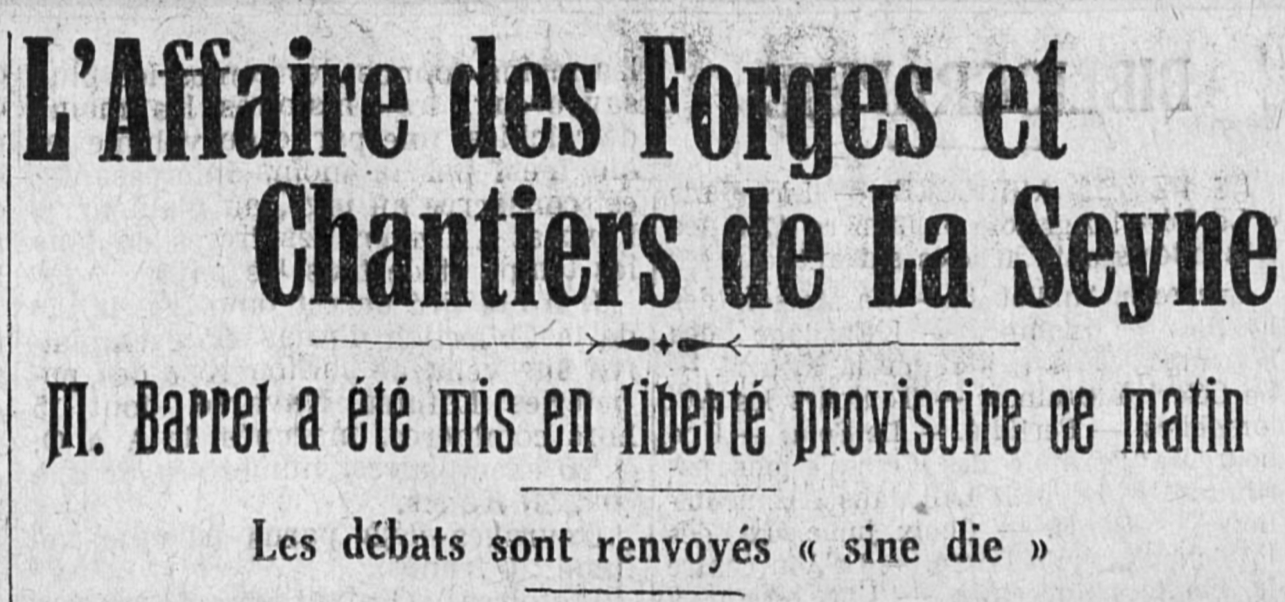 Le Petit var Juillet 1927